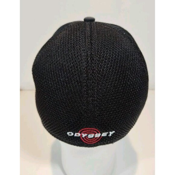 Callaway V Tour Authentic Black Golf Hat Cap X2Hot Odyssey S/M Embroidered Logo - Picture 3 of 8